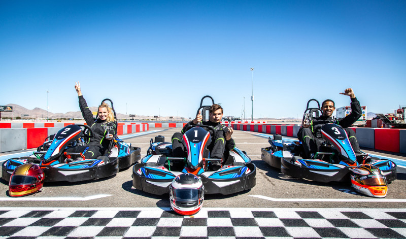 Select you go-kart experience.